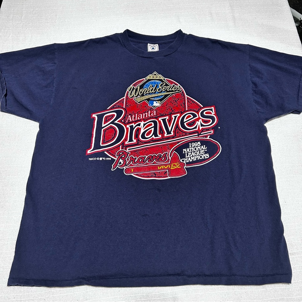 Vintage 1995 Atlanta Braves World Series T-Shirt XXL